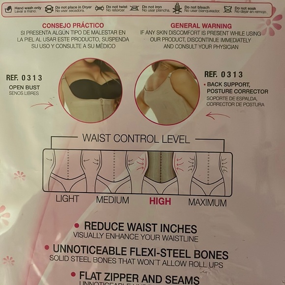 Salome 0313 Colombian Waist Trainer Fajas Reductoras Cinturillas Colombianas - Picture 4 of 5